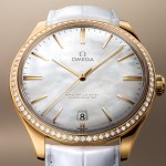 White Leather Straps Grace Fake Omega De Ville Trésor Watches