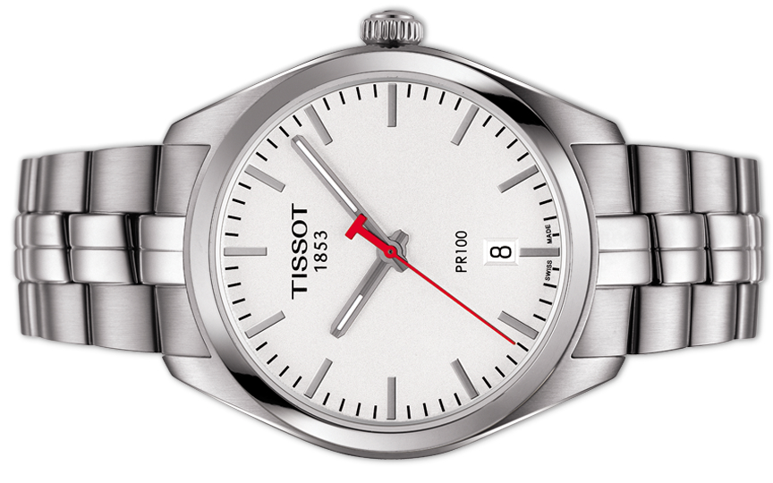 Silver Opaline Dials Replica Tissot PR 100 Quartz NBA Watches For Men