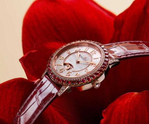 Dazzling Red Jaeger-LeCoultre Rendez-Vous Replica Watches For Women